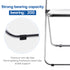 Transparent Clear Acrylic Folding Chair