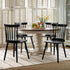 Farmhouse Solid Wood Windsor Dining Chairs Set