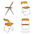 Transparent Clear Acrylic Folding Chair