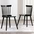 Farmhouse Solid Wood Windsor Dining Chairs Set
