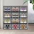 Large Shoe Box Clear Plastic Organizers Magnetic Doors