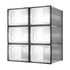 Large Shoe Box Clear Plastic Organizers Magnetic Doors