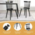 Farmhouse Solid Wood Windsor Dining Chairs Set