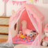 Kids Play Tent With Rug Lights Girls Princess Large Playhouse