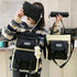 5Pcs Canvas School Backpack Set Student Bag