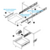 Heavy Duty Ball Bearing Drawer Slides Full Extension