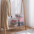 Stackable Clear Plastic Storage Bin Set Organizer Box