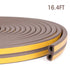 5-20M Weather Bar Soundproof Rubber Door Window Seal Strips - millionsource