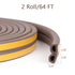 5-20M Weather Bar Soundproof Rubber Door Window Seal Strips - millionsource
