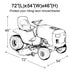 Heavy Duty Waterproof Garden Riding Lawn Mower Tractor Cover - millionsource