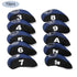 10PCS Neoprene Golf Club Iron Head Covers w/ Number Print - millionsource