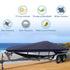 Waterproof Heavy Duty Boat Cover Trailerable V-Hull Runabouts - millionsource