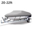 Waterproof Heavy Duty Boat Cover Trailerable V-Hull Runabouts - millionsource