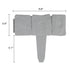 10 Lawn Garden Outdoor Fence Edge Flower Bed Decor - millionsource