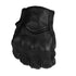 Perforated Full Finger Genuine Leather Motorcycle Gloves - millionsource