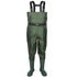 Bootfoot Chest Wader Nylon/PVC Waterproof Fishing Waders - millionsource