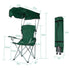 600D Folding Camping Beach Chair Seat with Sun Shade Canopy - millionsource