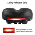 Comfort Wide Big Bum Gel Cruiser Bike Saddle Bicycle Seat - millionsource