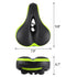 Comfort Wide Big Bum Gel Cruiser Bike Saddle Bicycle Seat - millionsource