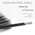 Vinyl Coated Stainless Steel 304 Cable Wire Rope DIY Strand Core