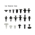 435Pcs Car Body Retainer Push Pin Trim Rivet Screw Tool Kit - millionsource
