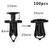 Bumper Clips Plastic Rivet Fastener Mud Flaps Fender Push for Honda - millionsource