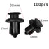 Bumper Clips Plastic Rivet Fastener Mud Flaps Fender Push for Honda - millionsource