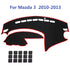 Car Dashboard Cover Dashmat Dash Mat For Mazda 3 2010-2013 - millionsource