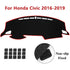 Car Dashboard Dash Anti-slip Protector For Honda Civic 2016-2019 - millionsource
