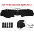 Dash Mat Dashboard Cover Carpet Fit For Honda Accord 2008-2012 - millionsource