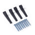 Universal Car Rear Bumper Diffuser Shark Fins w/Dust Cover - millionsource
