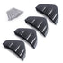 Universal Car Rear Bumper Diffuser Shark Fins w/Dust Cover - millionsource