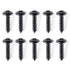 Glossy Car Side Skirt Rear Bumper Lip Splitter Winglet Aprons - millionsource