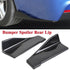 Glossy Car Side Skirt Rear Bumper Lip Splitter Winglet Aprons - millionsource
