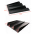 ABS Universal Rear Bumper 4 Fins Diffuser Fin Black Canards - millionsource