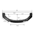 Universal Car Front Bumper Lip Spoiler Splitter Wing Body Kit - millionsource