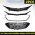 3pcs Black Car Front Bumper Grille Mesh Kit Fit Chevy Malibu 2019 - millionsource