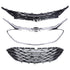 3pcs Black Car Front Bumper Grille Mesh Kit Fit Chevy Malibu 2019 - millionsource