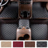 Heavy Duty Leather Front Rear Floor Mat for Car SUV Truck - millionsource