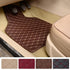 Heavy Duty Leather Front Rear Floor Mat for Car SUV Truck - millionsource