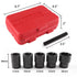 Twist Socket Damaged Worn Lug Nut Lock Remover Bolt Extractor Set - millionsource