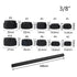 11pcs Damaged Nut Bolt Extractor Tool Lock Remover Twist Socket Set - millionsource