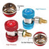 90° AC R134A Adapter Fittings Quick Coupler 1/4" SAE HVAC Connector - millionsource