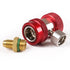 90° AC R134A Adapter Fittings Quick Coupler 1/4" SAE HVAC Connector - millionsource