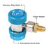 90° AC R134A Adapter Fittings Quick Coupler 1/4" SAE HVAC Connector - millionsource