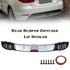 Car Rear Bumper Lip Splitter Shark Fin Diffuser Reflective Protector - millionsource