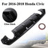Shark Fins Rear Bumper Lip Diffuser Splitter For Honda Civic 2016-2020 - millionsource