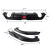 Rear Bumper Diffuser Lip For 2016-2020 Honda Civic Sedan - millionsource
