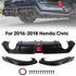 Rear Bumper Diffuser Lip For 2016-2020 Honda Civic Sedan - millionsource