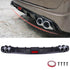 Lower Valance Sport Style Car Rear Bumper Lip Diffuser Splitter - millionsource